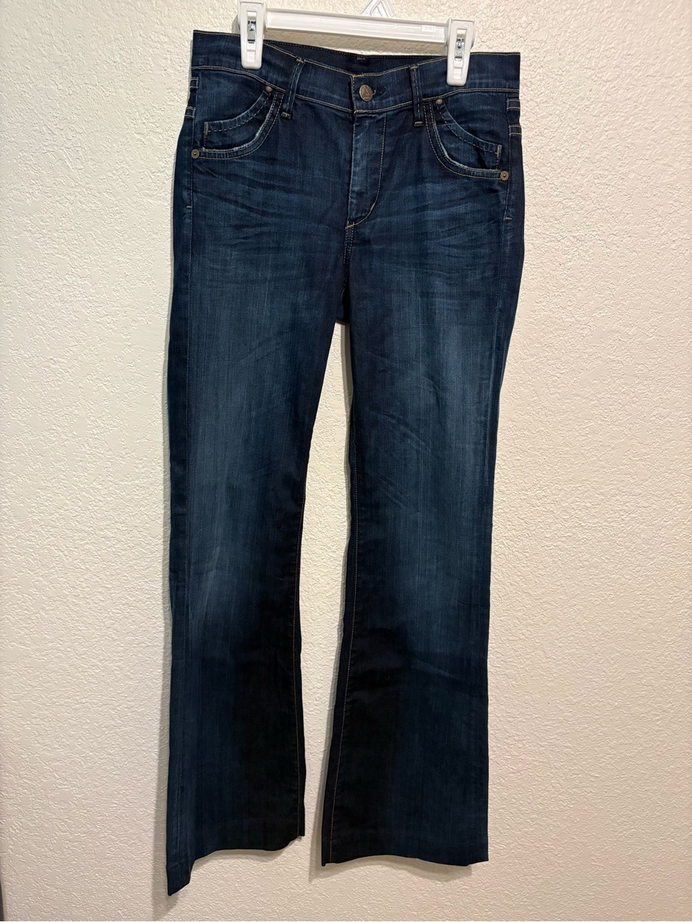 Citizens of Humanity Mid-Rise Dark Blue Bootcut Jeans Size 4
